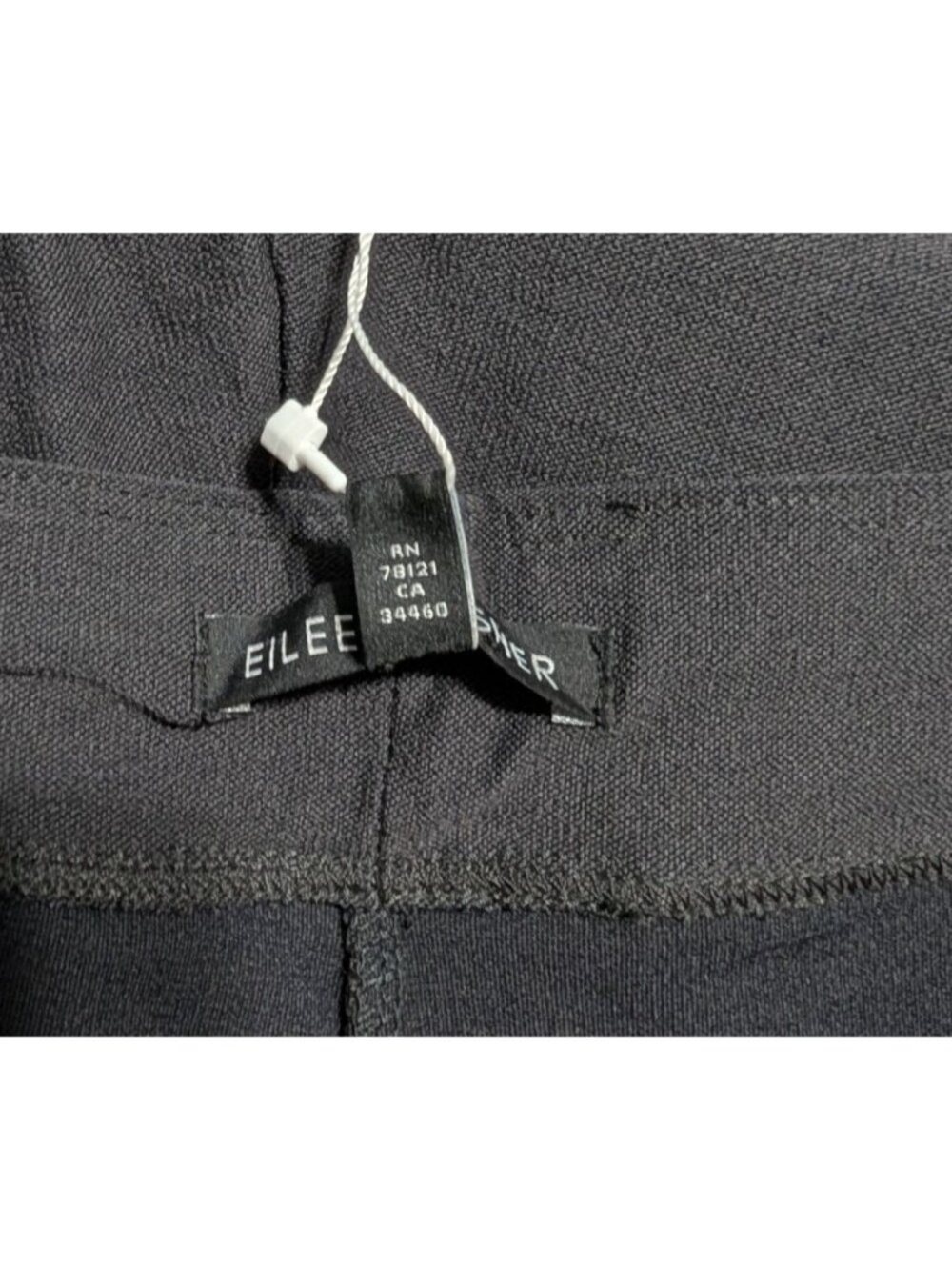 Eileen Fisher Women XL Washable Stretch Crepe Slim Ankle Pants Graphite grey - Picture 13 of 14